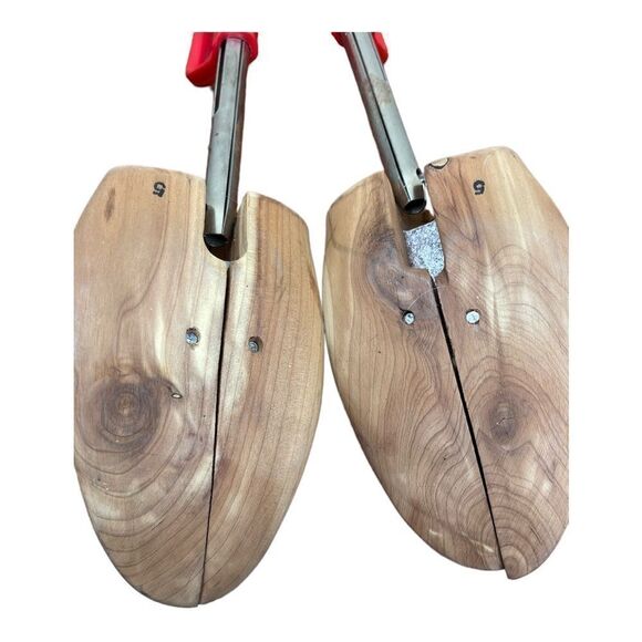 Florsheim Shoe Travel Tree Keepers Stretchers Rochester Cedar Wood 5 Vintage - Picture 5 of 5